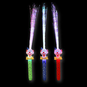 042-128 LED Glasfaser Clown